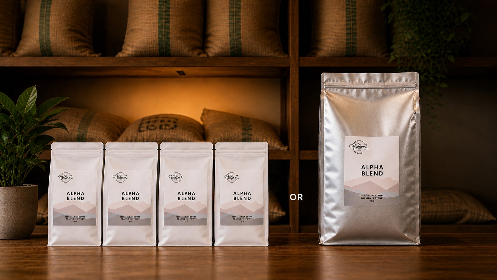 Low minimum order coffee bags